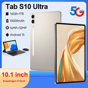 2025 Original Intelligent S10 Pro Tablet 10.1-inch High-definition 4K Full Screen Android 15 16GB+1TB 10000mAh 5G Dual Card Tabl