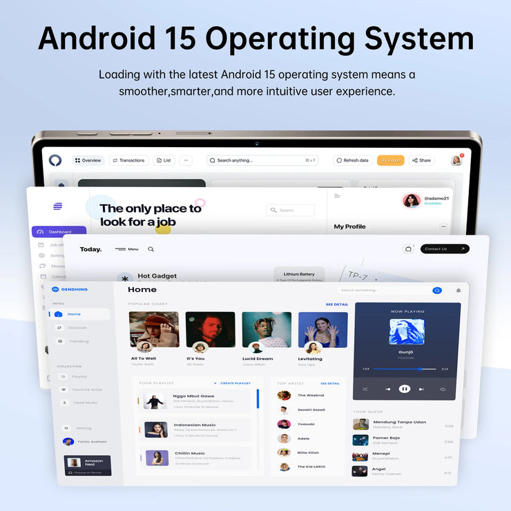 2025 Original Intelligent S10 Pro Tablet 10.1-inch High-definition 4K Full Screen Android 15 16GB+1TB 10000mAh 5G Dual Card Tabl