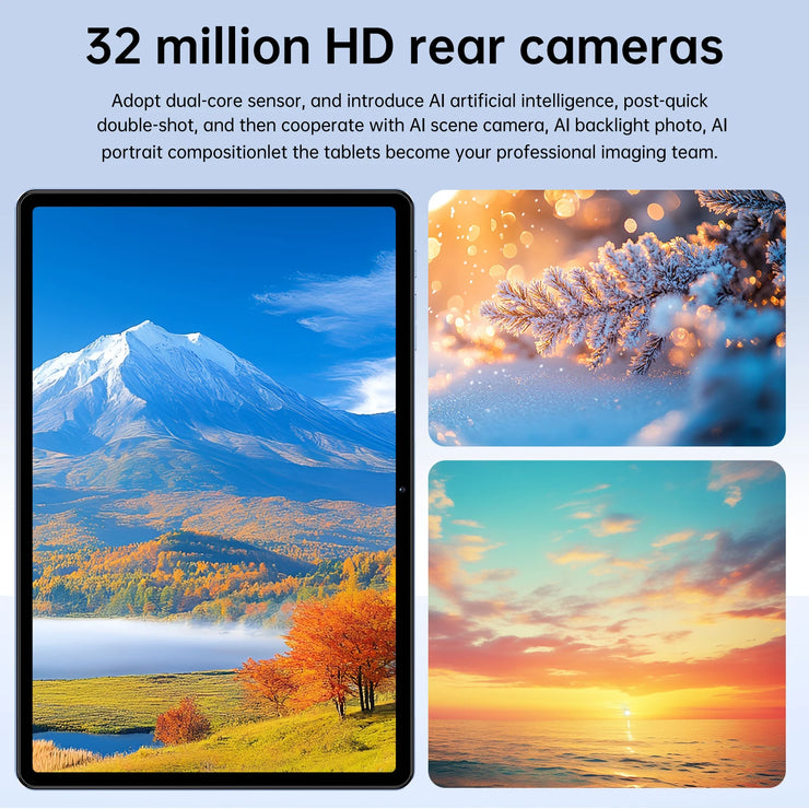 2025 Original Intelligent S10 Pro Tablet 10.1-inch High-definition 4K Full Screen Android 15 16GB+1TB 10000mAh 5G Dual Card Tabl