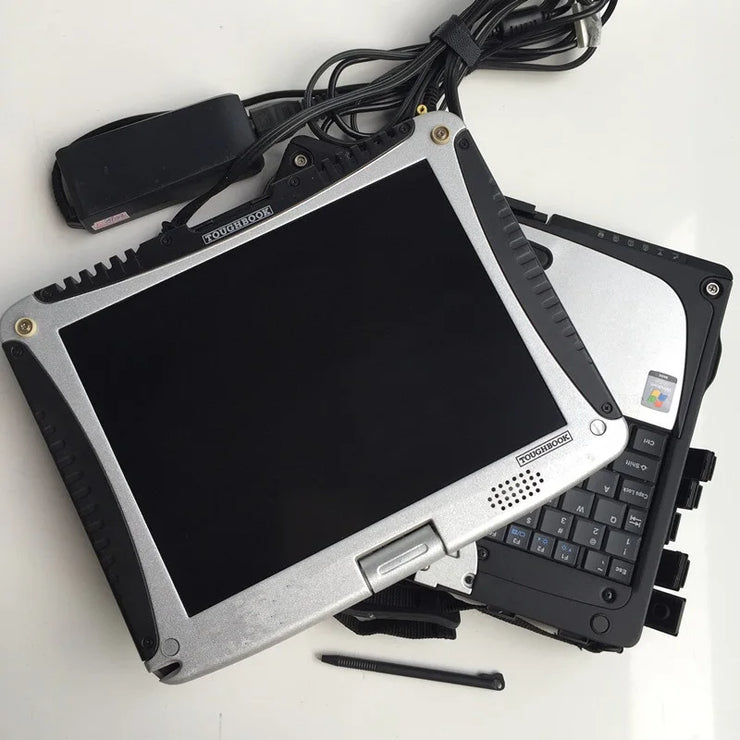 2025.09 MB Star C4 C5 SOFTWARE SSD 480GB Car Diagnostic Laptop Toughbook Cf 19 I5 4G (Rugged,Touchscreen) WINDOWS10