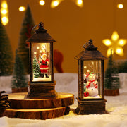 Christmas LED interior windproof light, holiday gift, table ornament night light, Christmas decoration