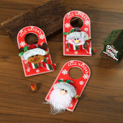 Christmas KT Board Door Hanging Santa Claus Snowman Elk Merry Christmas Decor for Home Xmas Ornaments Happy New Year 2025