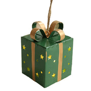 Christmas Wrought Iron Box Festive Wrought Iron Decoration For Family Christmas Ornaments 2025 New Year's Supplies