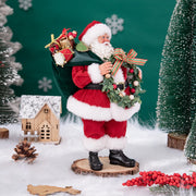 Christmas Tree Decor KitchenMrs Claus Figurines Home Decoration Christmas Holiday Collection 28CM Standing Grandma Santa Claus