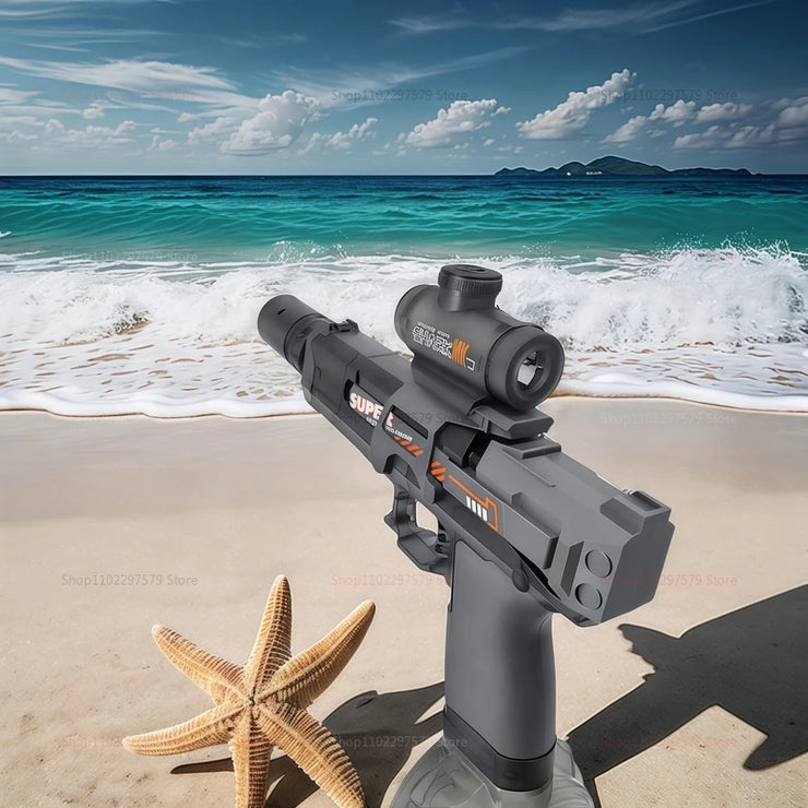 2025 Led Light Emitting Electric Water Gun Toys Children Automatic Sensor Lights Outdoor Toy Kids Adults Summer Water Fight Play