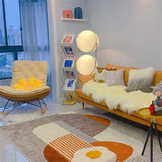 2025 Modern Creative LED Floor Lamp Chrome Metal White Acrylic Ball Lights Art Lighting Living Dining Room Bedroom Home Decor