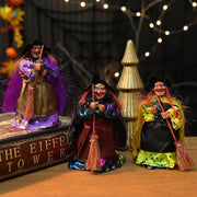 2025 New Halloween Witch Hanging Decoration Ghost House Ceiling Halloween Decoration Scene Arrangement Hanging Witch