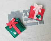 Christmas In 2025 Santa Sleigh presentFelt Dies Metal Cutting Dies for DIY Making Card Scrapbook Embossed Paper Album Craft