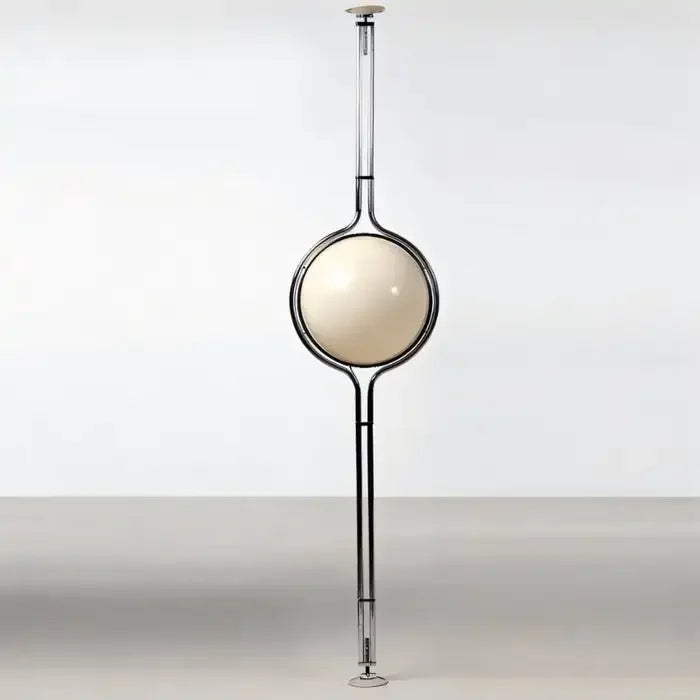 2025 Modern Creative LED Floor Lamp Chrome Metal White Acrylic Ball Lights Art Lighting Living Dining Room Bedroom Home Decor