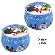 Christmas Candy Box Chocolate Sweets Aromatherapy Candle Jars DIY Ornaments Childrens Christmas Gifts 2025 New Year Decoration