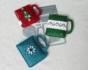 Christmas In 2025 Santa Sleigh presentFelt Dies Metal Cutting Dies for DIY Making Card Scrapbook Embossed Paper Album Craft