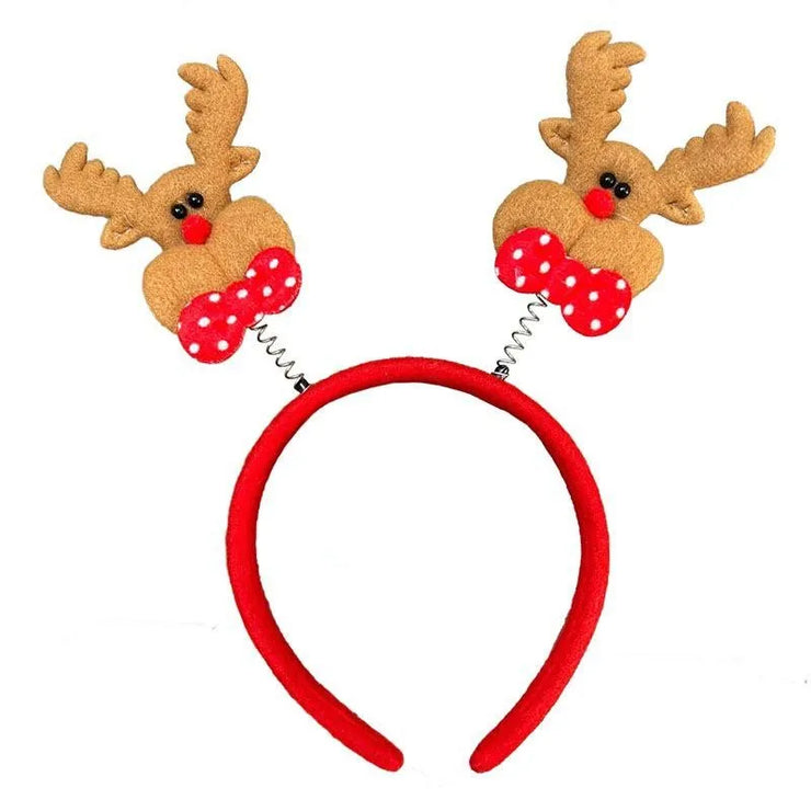 Christmas Headband Kids Adult Santa Claus Elk Xmax Hair Accessories Party Photo Props Christmas Decoration New Year Gifts