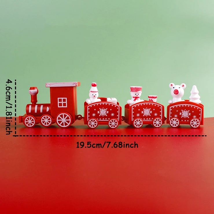 Christmas Train Cake Ornament 2025 New Year Day Gift Xmas Cake Decoration Navidad Party Cake Decor Christmas Decorations 2024