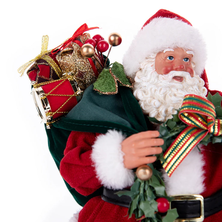 Christmas Tree Decor KitchenMrs Claus Figurines Home Decoration Christmas Holiday Collection 28CM Standing Grandma Santa Claus