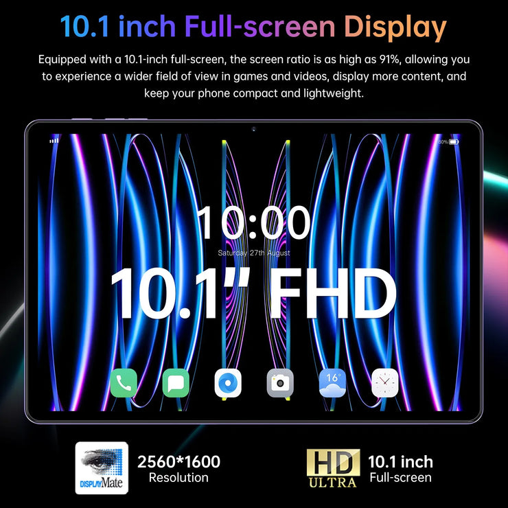 2025NEW Tablet Pad 6 Pro Global Version Original Android 14 11Inch16GB+1TB 5G Dual SIM Smart Tablets pc with keyboard WiFi