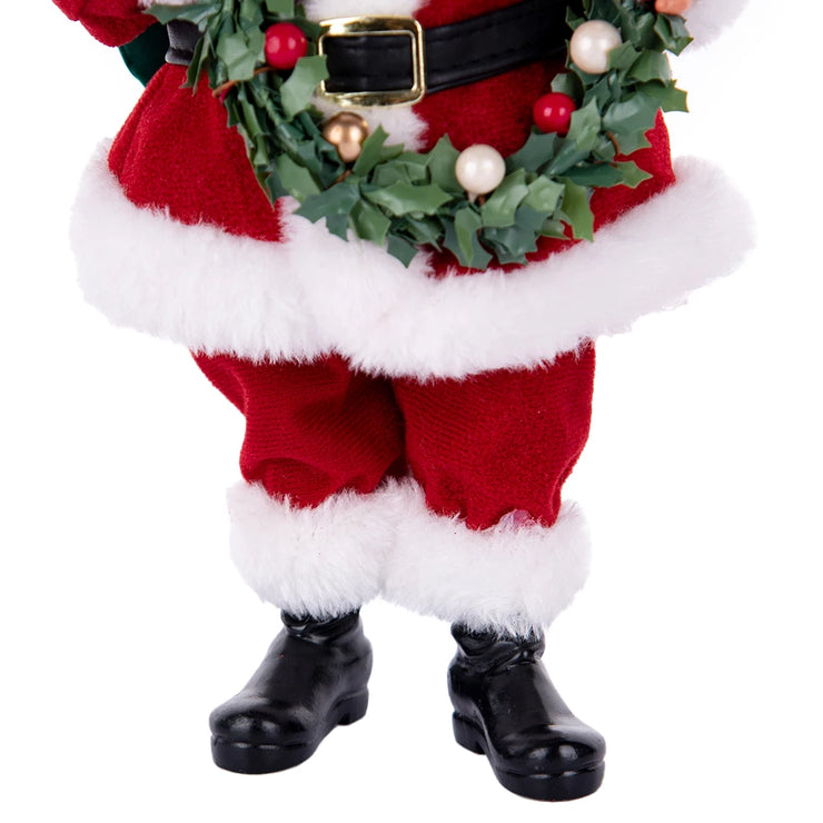 Christmas Tree Decor KitchenMrs Claus Figurines Home Decoration Christmas Holiday Collection 28CM Standing Grandma Santa Claus