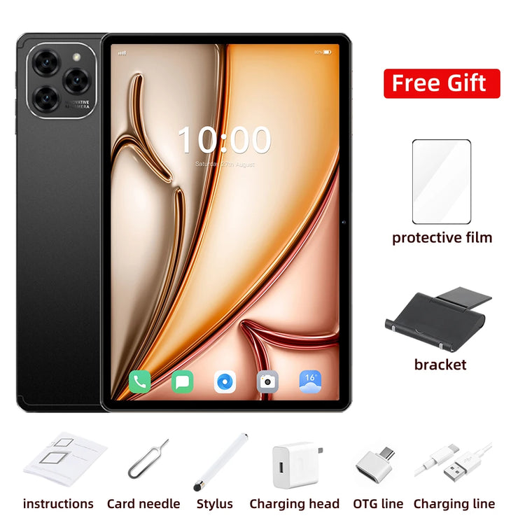 2025NEW Tablet Pad 6 Pro Global Version Original Android 14 11Inch16GB+1TB 5G Dual SIM Smart Tablets pc with keyboard WiFi