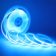 CR2025 Powered COB LED Light Strip 5V 8mm PCB Flexible Tape Ribbon Night Lamp TV Backlights Warm/White/Red/Green/Pink/Ice Blue