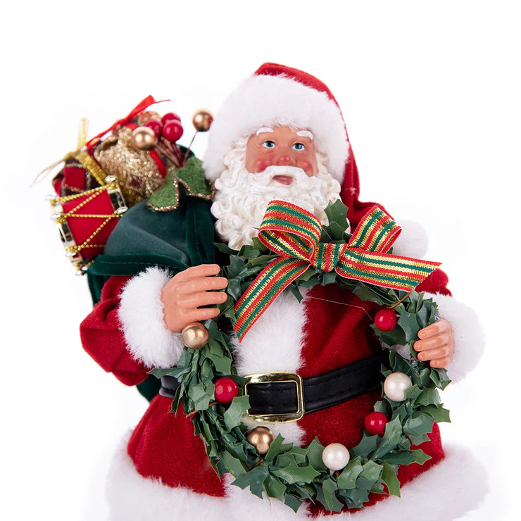 Christmas Tree Decor KitchenMrs Claus Figurines Home Decoration Christmas Holiday Collection 28CM Standing Grandma Santa Claus