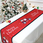 Christmas Table Runner Merry Christmas Decoration for Home Xmas Party Decor 2025 Navidad Notal Noel Ornament Happy New Year 2026