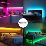 CR2025 Powered COB LED Light Strip 5V 8mm PCB Flexible Tape Ribbon Night Lamp TV Backlights Warm/White/Red/Green/Pink/Ice Blue