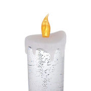 Christmas LED Candle Light Decorative Craft Night Lights Swirling Glitter Colorful Fantasy Crystal Night Lights Xmas Party Home