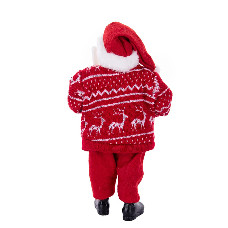 Christmas Tree Decor KitchenMrs Claus Figurines Home Decoration Christmas Holiday Collection 28CM Standing Grandma Santa Claus