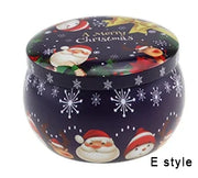 Christmas Candy Box Chocolate Sweets Aromatherapy Candle Jars DIY Ornaments Childrens Christmas Gifts 2025 New Year Decoration