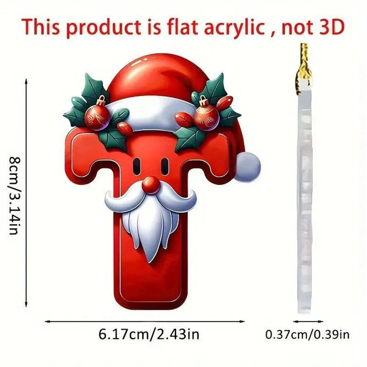 Christmas Acrylic Letter Pendant 2024 Merry Cristmas Decoration for Home Xmas Tree Hanging Ornaments Navidad Natal New Year 2025