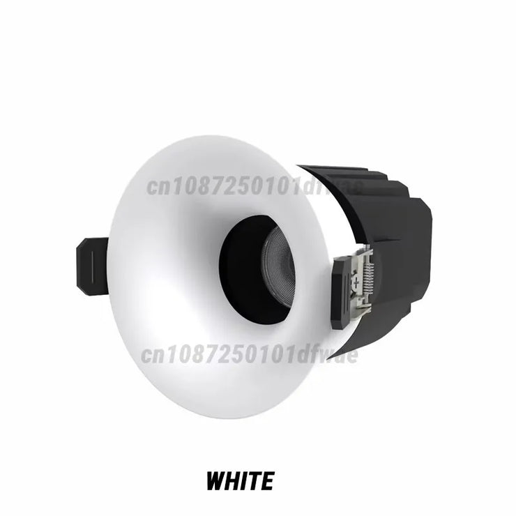 2025 New type LED curved surface spotlights, anti-glare downlights, living room and bedroom ceiling lights for indoor lighting