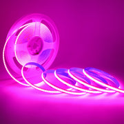 CR2025 Powered COB LED Light Strip 5V 8mm PCB Flexible Tape Ribbon Night Lamp TV Backlights Warm/White/Red/Green/Pink/Ice Blue