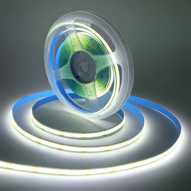 CR2025 Powered COB LED Light Strip 5V 8mm PCB Flexible Tape Ribbon Night Lamp TV Backlights Warm/White/Red/Green/Pink/Ice Blue