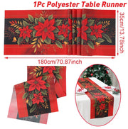 Christmas Table Runner Merry Christmas Decoration for Home Xmas Party Decor 2025 Navidad Notal Noel Ornament Happy New Year 2026