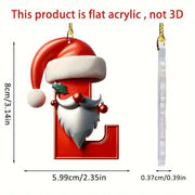 Christmas Acrylic Letter Pendant 2024 Merry Cristmas Decoration for Home Xmas Tree Hanging Ornaments Navidad Natal New Year 2025