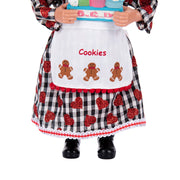 Christmas Tree Decor KitchenMrs Claus Figurines Home Decoration Christmas Holiday Collection 28CM Standing Grandma Santa Claus