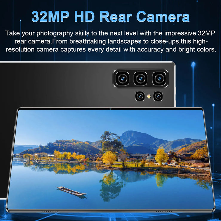 2025 Tablet Android 20000mAh 10.36 inch Global Version 22GB+2TB New Network 14 Core Android 13.0 Wifi Tablet