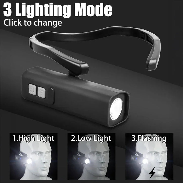 2025 New Headlight With Bright Light And Bright Outdoor Mountaineering Night Fishing Special Battery Life Extra Long Sensor Head