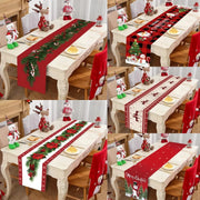 Christmas Table Runner Merry Christmas Decoration for Home Xmas Party Decor 2025 Navidad Notal Noel Ornament Happy New Year 2026