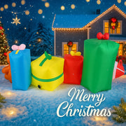 9.84FT Christma Holiday Inflatable Xmas LED Inflatable Yard Decor Boxes Teddy Bear Decor Home Decor Toy Gifts Ornaments Supplies