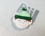 Christmas In 2025 Santa Sleigh presentFelt Dies Metal Cutting Dies for DIY Making Card Scrapbook Embossed Paper Album Craft