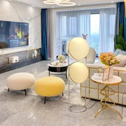 2025 Modern Creative LED Floor Lamp Chrome Metal White Acrylic Ball Lights Art Lighting Living Dining Room Bedroom Home Decor