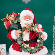 Christmas Tree Decor KitchenMrs Claus Figurines Home Decoration Christmas Holiday Collection 28CM Standing Grandma Santa Claus