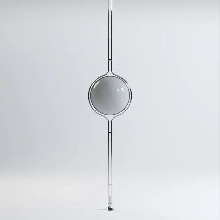 2025 Modern Creative LED Floor Lamp Chrome Metal White Acrylic Ball Lights Art Lighting Living Dining Room Bedroom Home Decor
