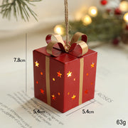 Christmas Wrought Iron Box Festive Wrought Iron Decoration For Family Christmas Ornaments 2025 New Year's Supplies