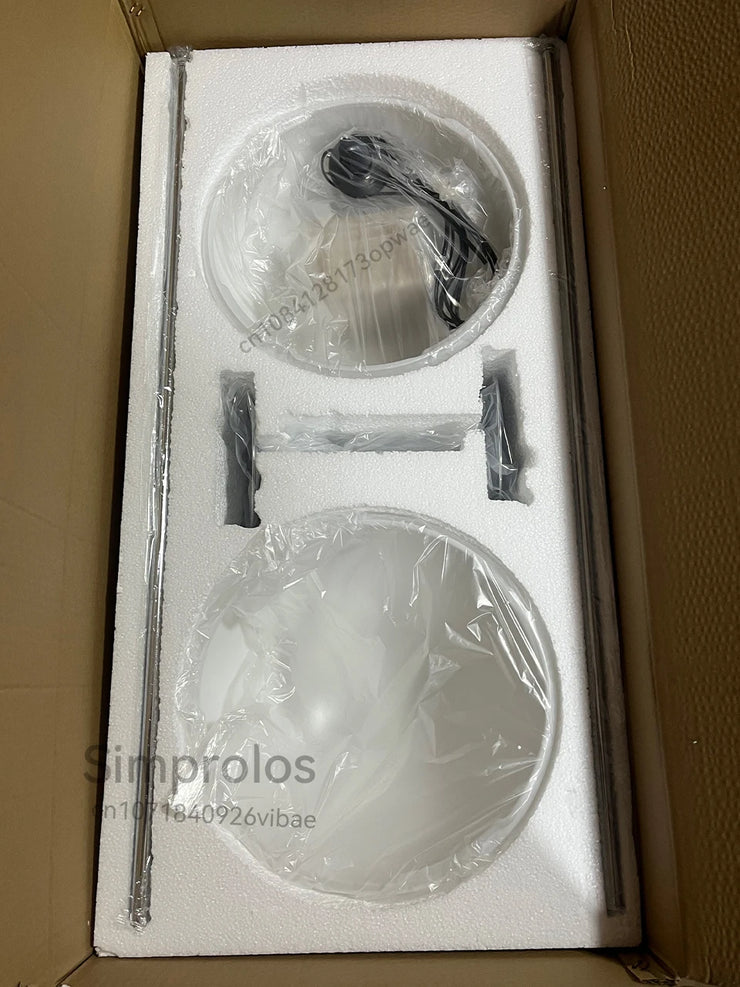 2025 Modern Creative LED Floor Lamp Chrome Metal White Acrylic Ball Lights Art Lighting Living Dining Room Bedroom Home Decor