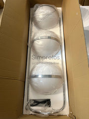 2025 Modern Creative LED Floor Lamp Chrome Metal White Acrylic Ball Lights Art Lighting Living Dining Room Bedroom Home Decor