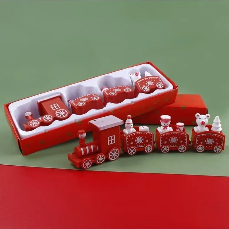 Christmas Train Merry Christmas Decorations For Home 2025 Cristmas Ornament Xmas Navidad Noel Gifts Happy New Year 2026 Gifts