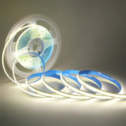 CR2025 Powered COB LED Light Strip 5V 8mm PCB Flexible Tape Ribbon Night Lamp TV Backlights Warm/White/Red/Green/Pink/Ice Blue