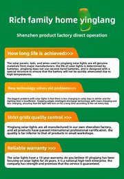 2025 1200LM High Power Solar Led Light Outdoor Powerful Outdoor Motion Sensor Solar Lamp Waterproof Garden Wall Yard Street Lamp