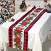 Christmas Table Runner Merry Christmas Decoration for Home Xmas Party Decor 2025 Navidad Notal Noel Ornament Happy New Year 2026